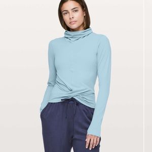 Lululemon Melodic Movement Long Sleeve Cascade Blue M